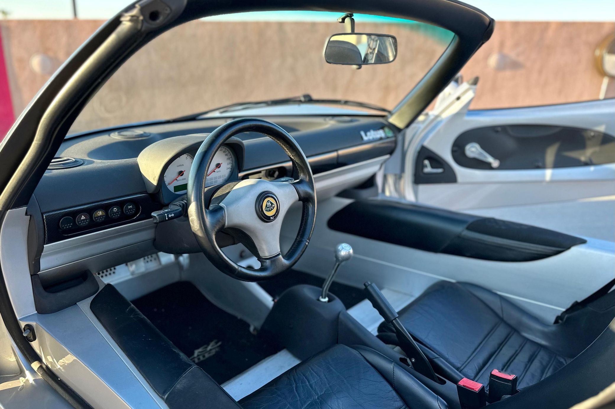 Interior of a 1999 Lotus Elise 111 S