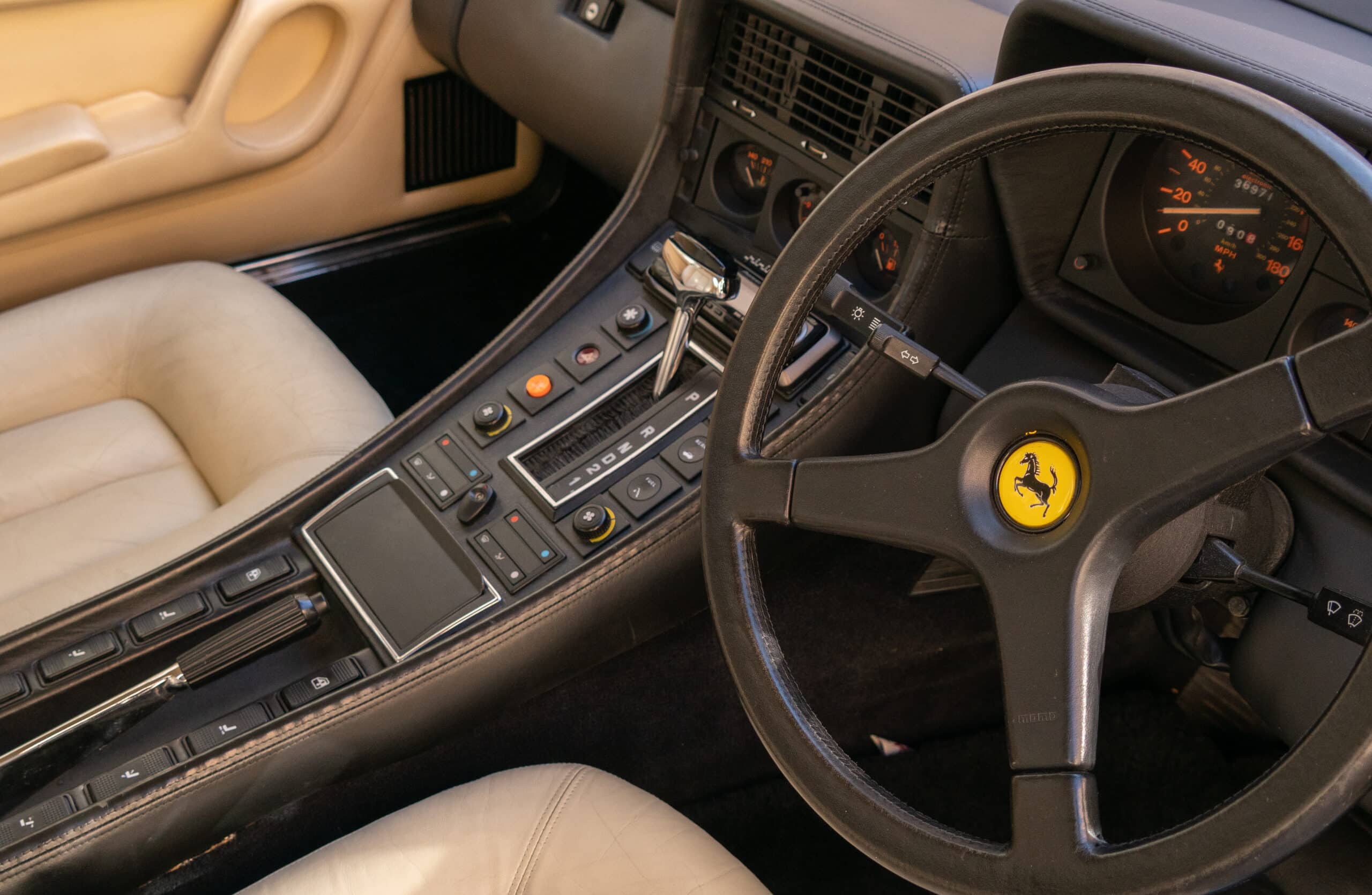 Interior of the Ferrari 412