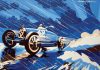Bugatti Type 51 Artwork