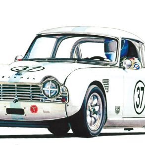 Triumph TR4 Artwork