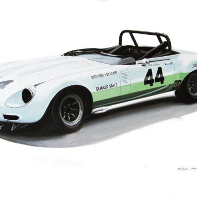 Jaguar E-Type Artwork