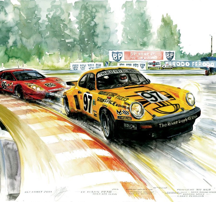 Porsche 911 Racing Artwork