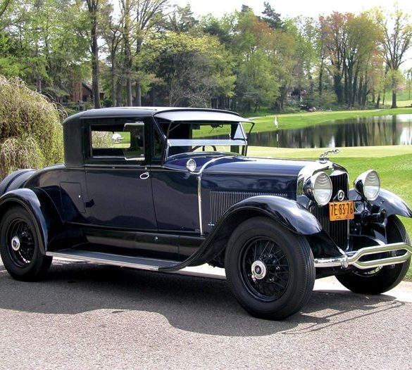Schultz’s 1930 Lincoln Judkins two-passenger coupé.