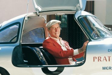 Caption orig.: John Cooper Fitch im Mercedes-Benz Rennsportwagen Typ 300 SL (W 194) bei der Carrera Panamericana Mexiko, 2002