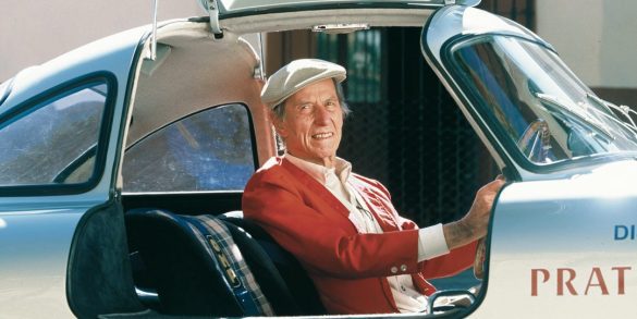 Caption orig.: John Cooper Fitch im Mercedes-Benz Rennsportwagen Typ 300 SL (W 194) bei der Carrera Panamericana Mexiko, 2002