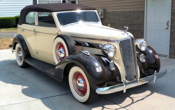 1936 Desoto Airstream Custom 4-Door Convertible