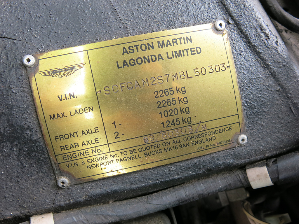 1988 Aston Martin Virage Gallery