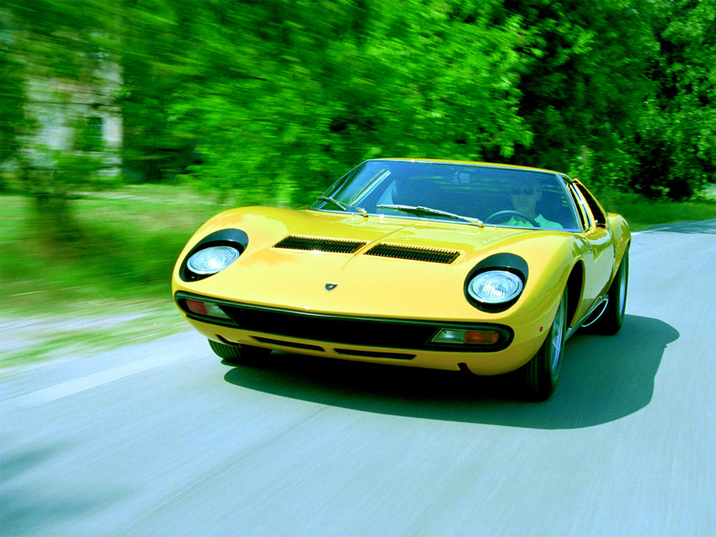 1971→1973 Lamborghini Miura P400 SV