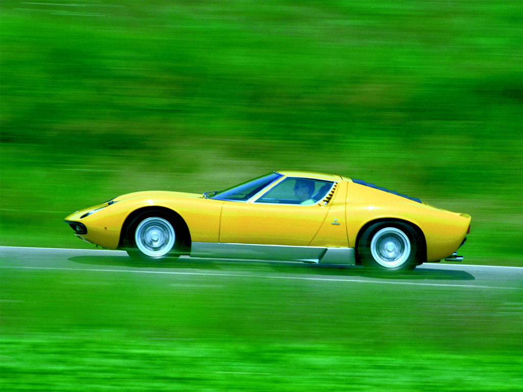 1971→1973 Lamborghini Miura P400 SV