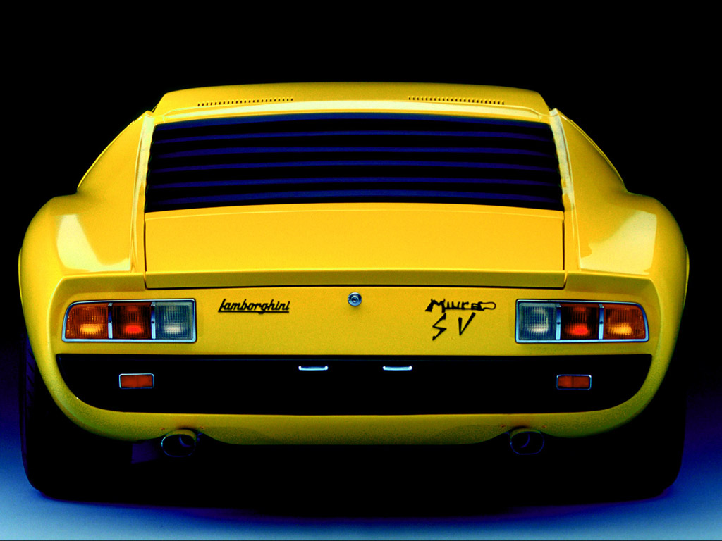 1971→1973 Lamborghini Miura P400 SV