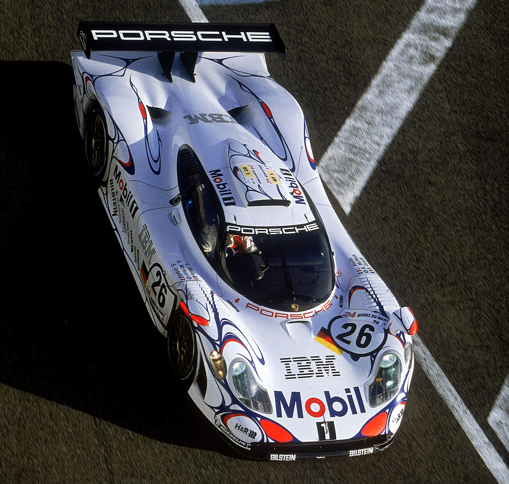 thumbnail image 2 of Porsche 911 GT1 Le Mans Poster Set (1998) - Original Showroom Racecar Prints 2 of 4