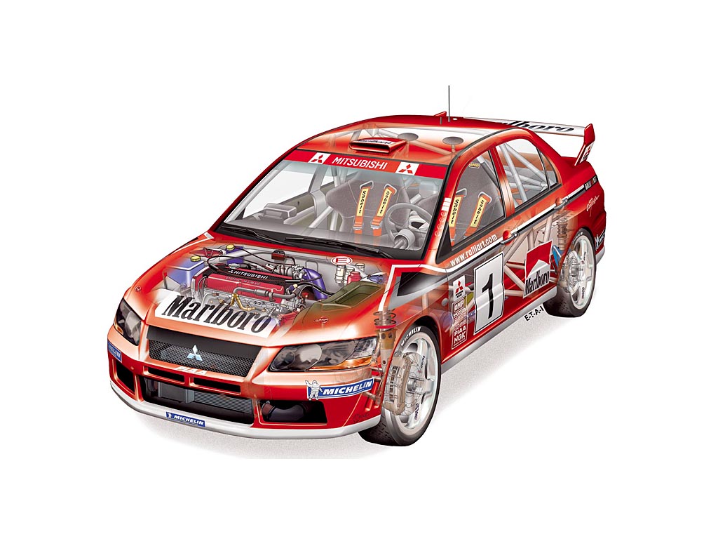 2001 Mitsubishi Lancer Evolution VII WRC