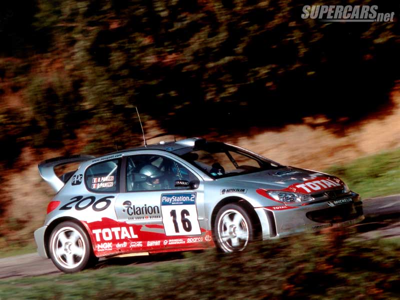 Peugeot 206 WRC - 5 saisons, 5 titres What else ?! De l'essence