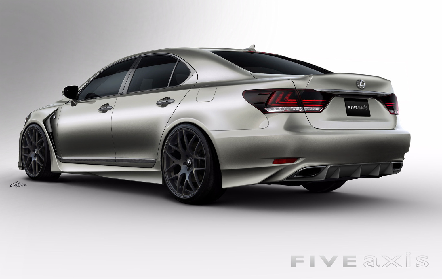 2012 Lexus LS F Sport by Five Axis