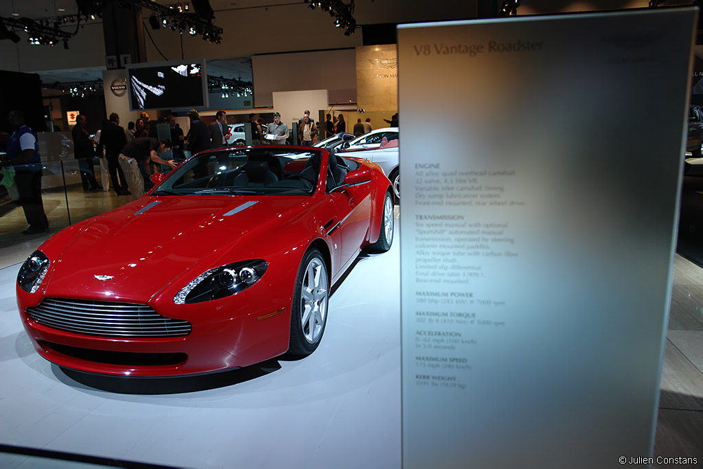 2007 Aston Martin V8 Vantage Roadster Gallery