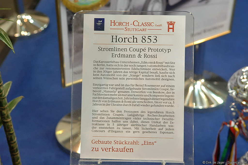 1939 Horch 853 Stromlinien Coupé Gallery