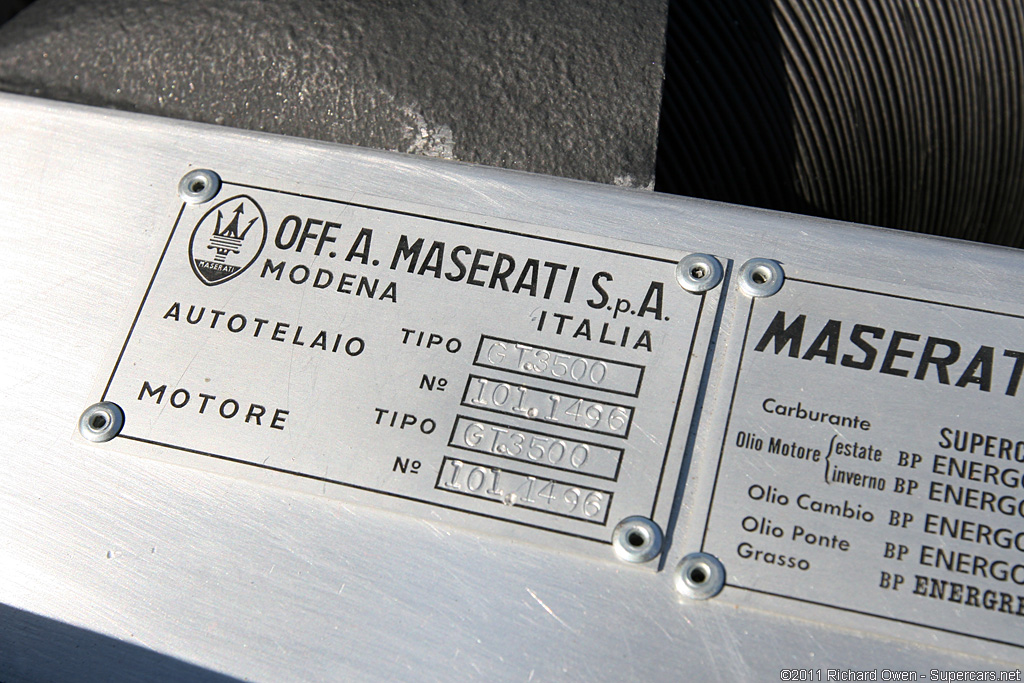 1961 Maserati 3500 GT Frua Coupé Gallery