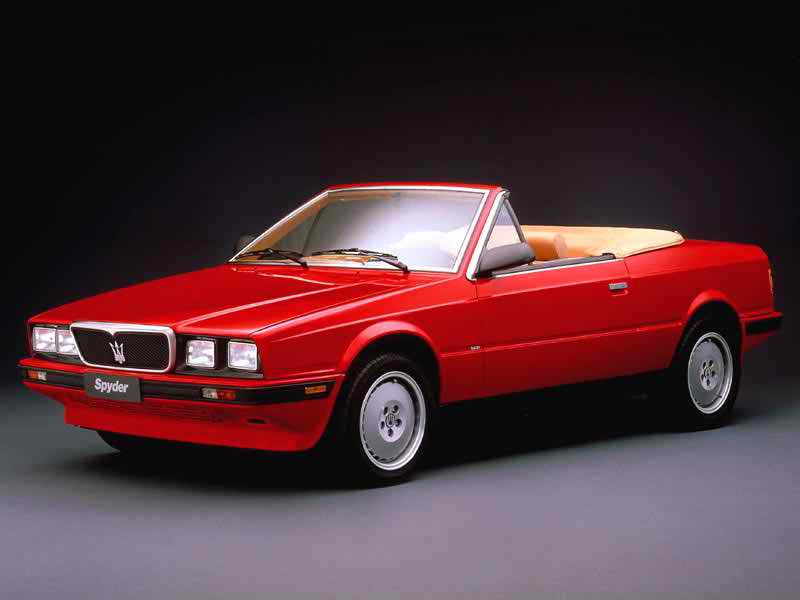 1984→1988 Maserati Spyder