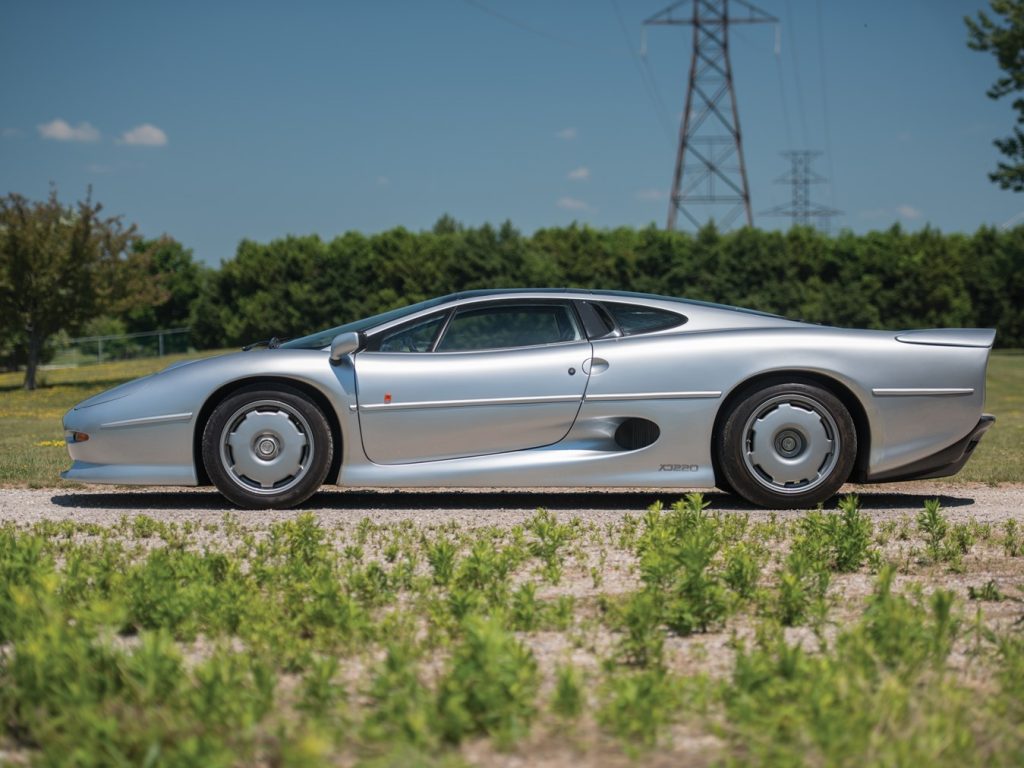 Jaguar-XJ220-at-RM-Sothebys-Monterey-Left-Side-Profile