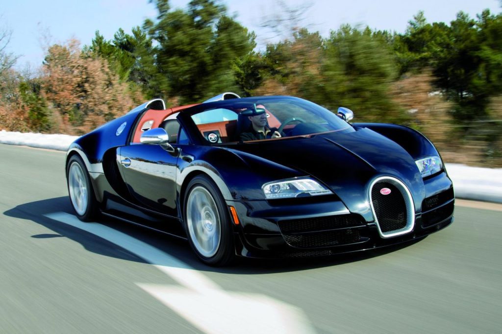 best convertible supercars - bugatti veyron grand sport