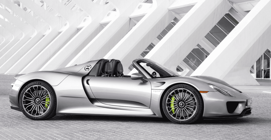 best convertible supercars - porsche 918