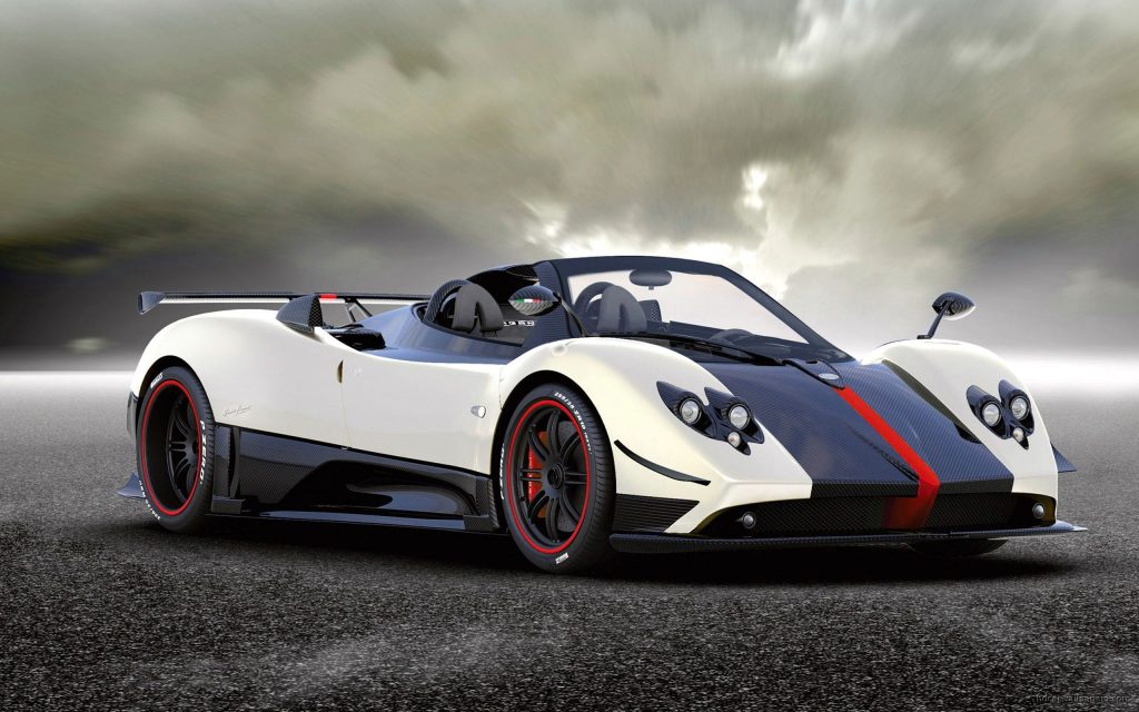 best convertible supercars -pagani zonda cinque