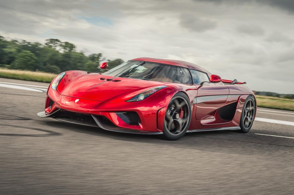 best convertible supercars - regera