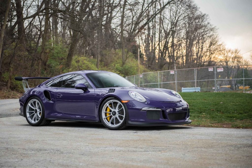 Ultraviolet Porsche 911 GT3 RS