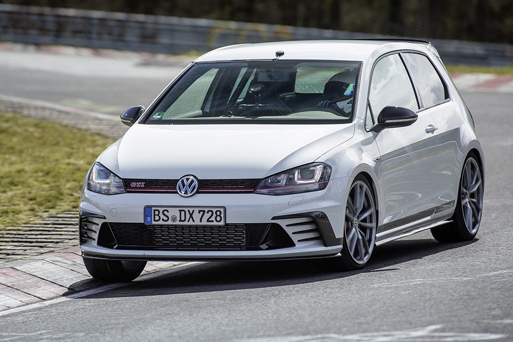 The Volkswagen VW GTI Clubsport S in its natural habitat. Photo courtesy of VW Media Services.