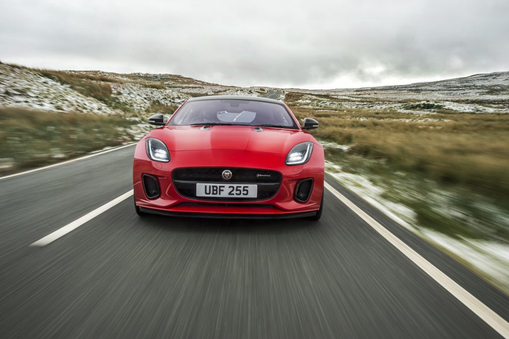 Jaguar F-Type four-cylinder F-Type press shot mY 2018