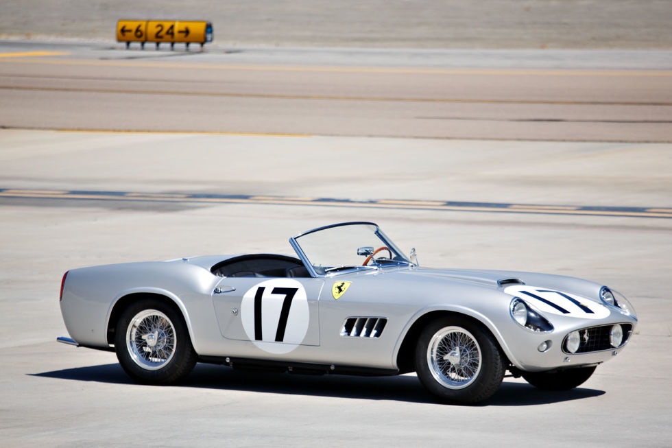 The Top 10 Most Expensive Ferrari Cars in the World - 1959 Ferrari 250 GT LWB California Spider Competizione