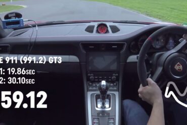 A Porsche 911 GT3 Cruises Anglesey Circuit for a Very Fast Lap