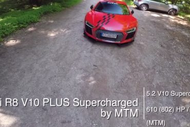 Supercharged Audi R8 V10 Plus by MTM Test Drive