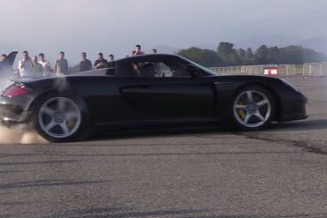 Porsche Carrera GT Doing Some Donuts