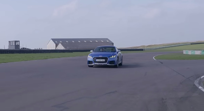 Audi TT RS Going All Out on Anglesey Circuit