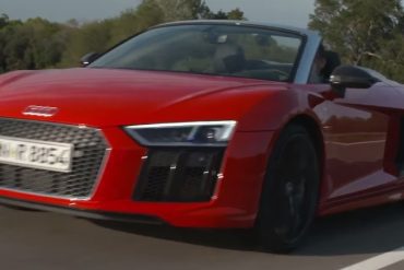 The 2017 Audi R8 Spyder V10 is so Loud