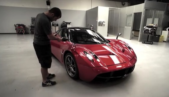 Chris Harris Gets on a Pagani Huayra