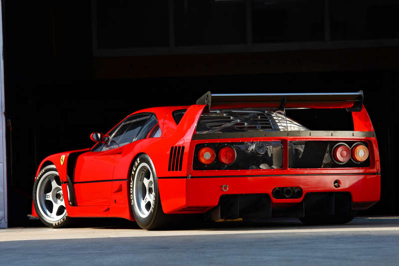 Red Ferrari F40 Competizione