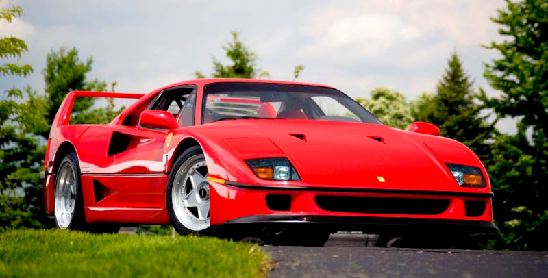 1989 Ferrari F40 in Bright Red