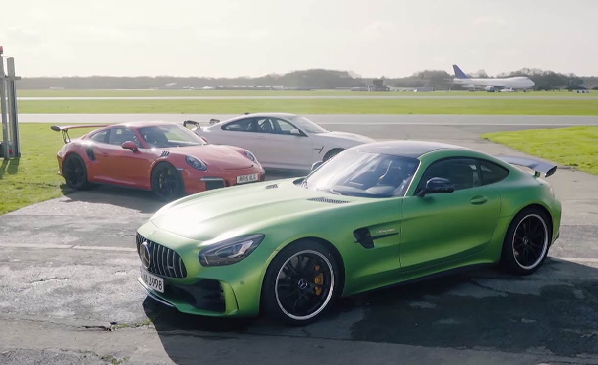 Merc-AMG GT R vs 911 GT3 RS vs BMW M4 GTS Showdown