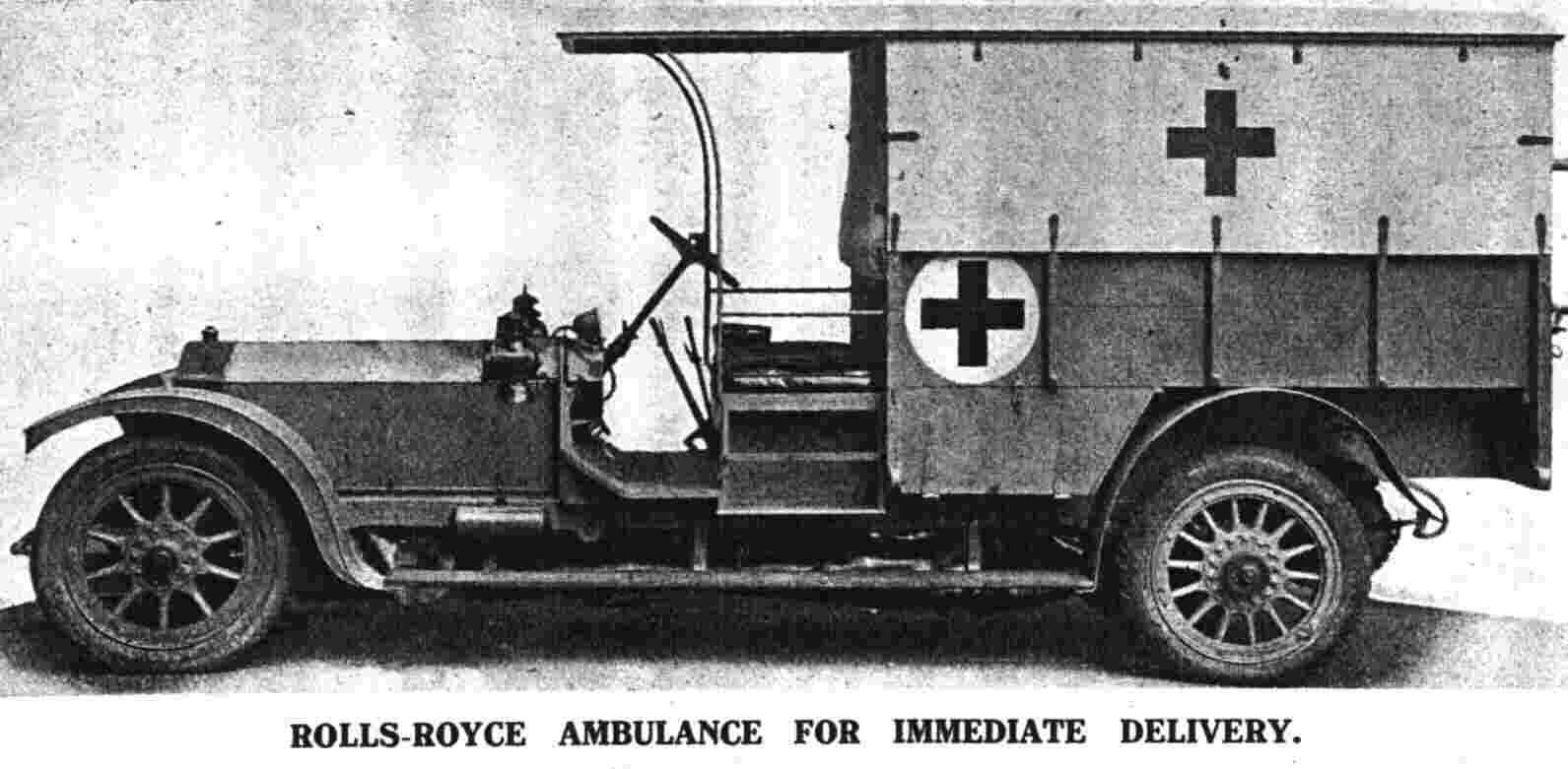 Rolls Royce Ambulance Car In 1915