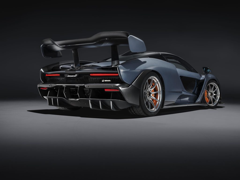 The McLaren Senna, in Victory Grey. All 500 examples of the British luxury sports car manufacturer's latest Ultimate Series vehicle have been assigned to their owners.