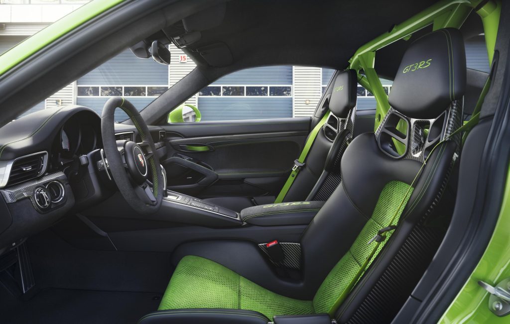 2019 Porsche 911 GT3 RS interior