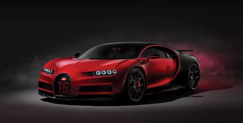 Front view of the Chiron Sport