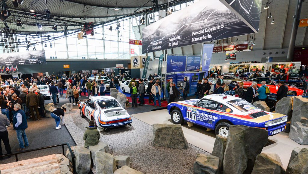 A 959 in Paris-Dakar spec on display at Porsche museum