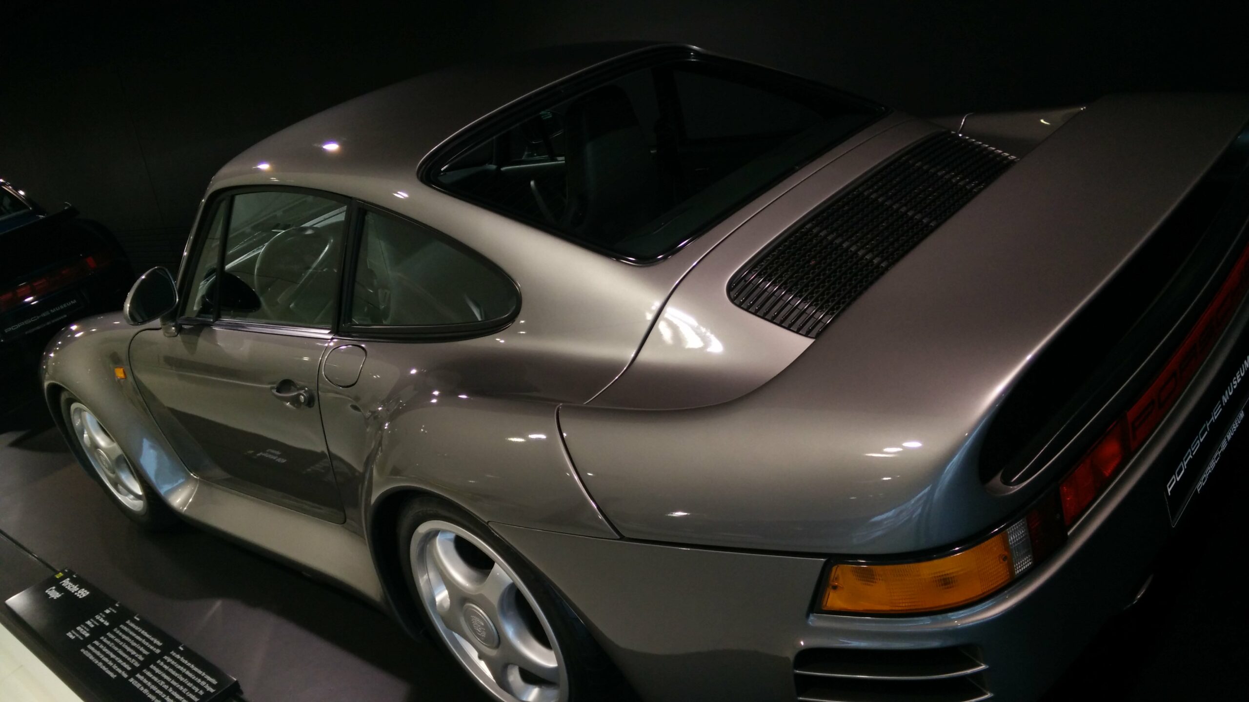 Porsche 959 on display at Porsche museum