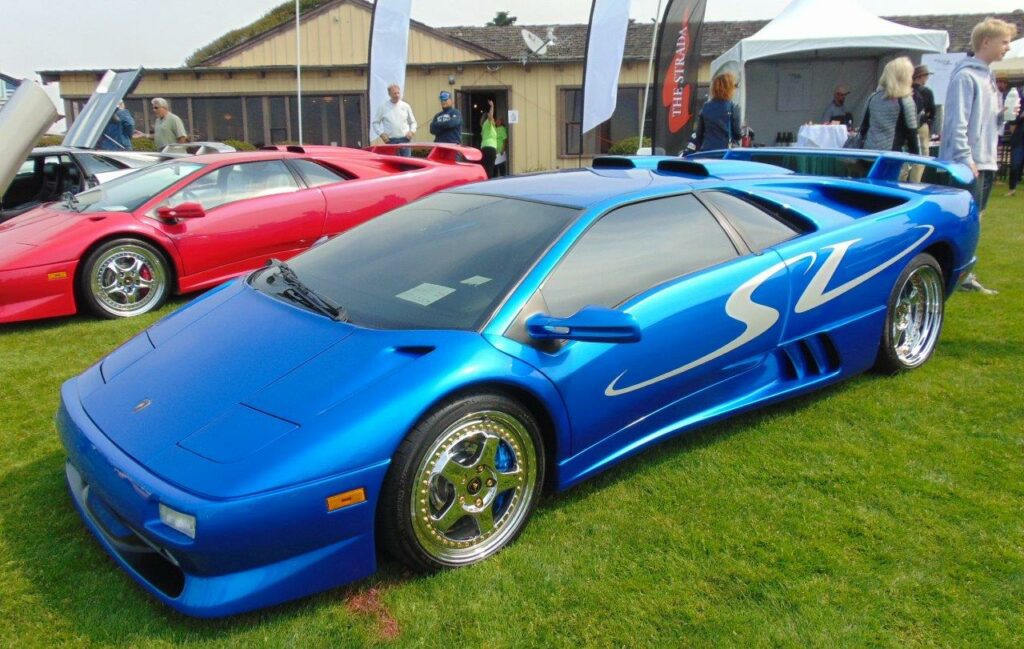 Lamborghini Diablo blue