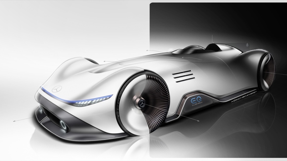 Mercedes vision eq silver on sale arrow price