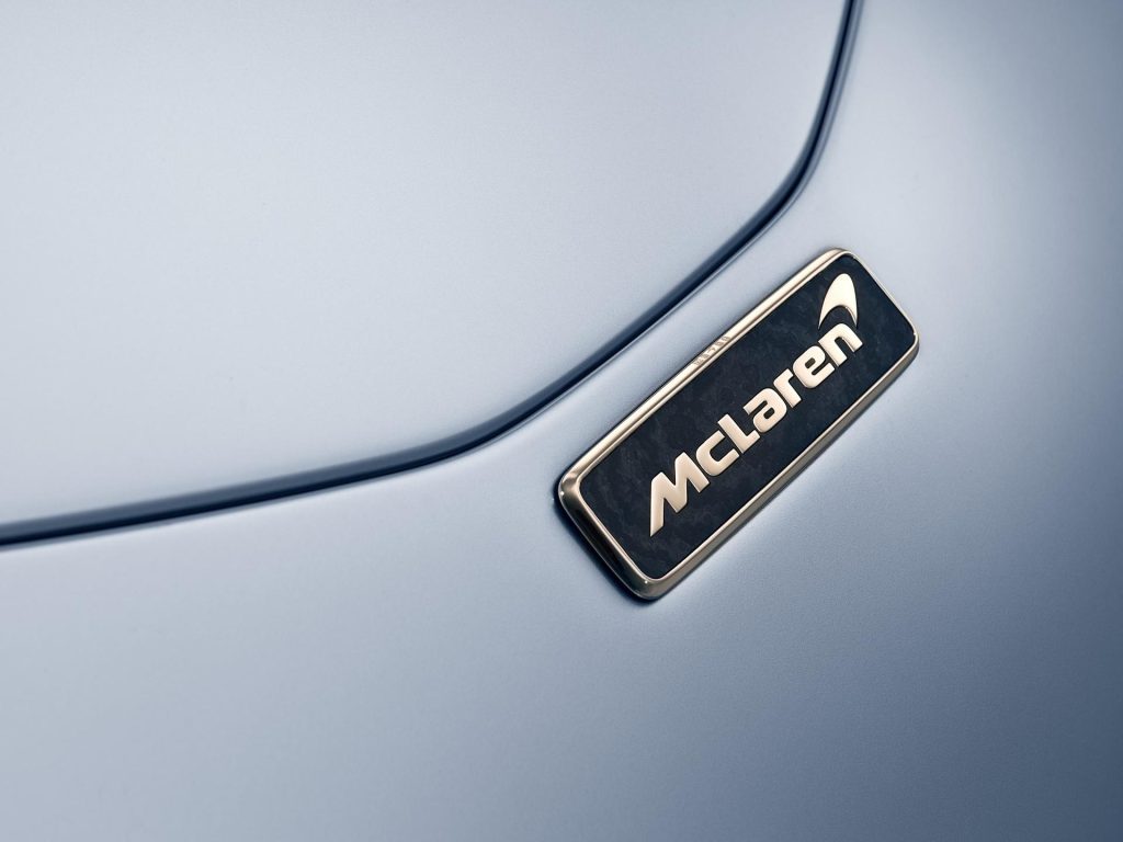 McLaren Speedtail Hood Badge