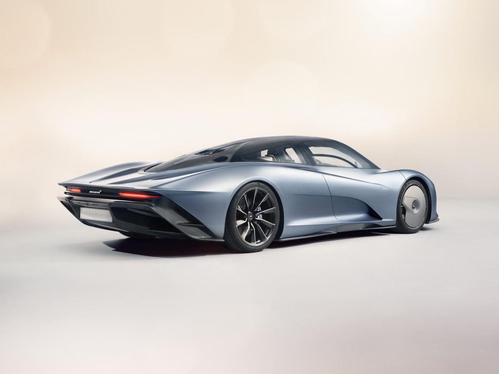 McLaren Speedtail Rear 3/4 View